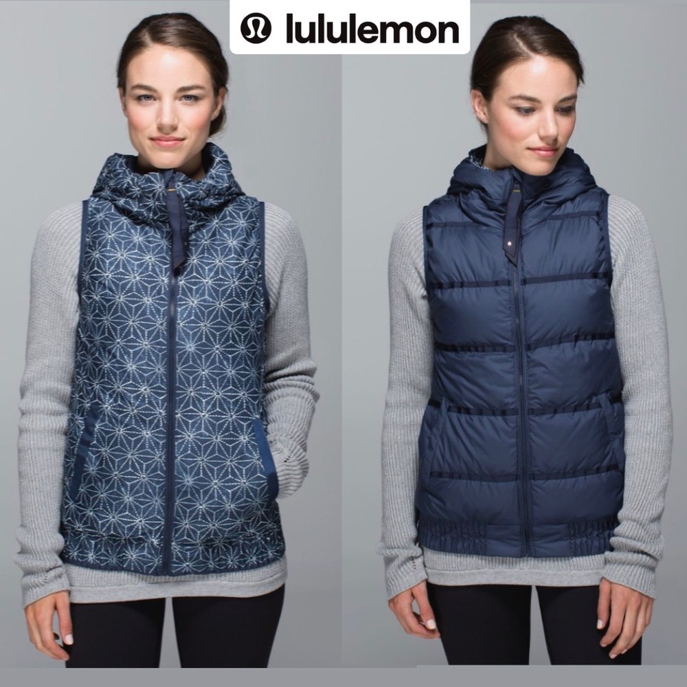 Lululemon Reversible Down Vest - Lululemon Chilly Chill Puffy Vest- Women's Sz 6